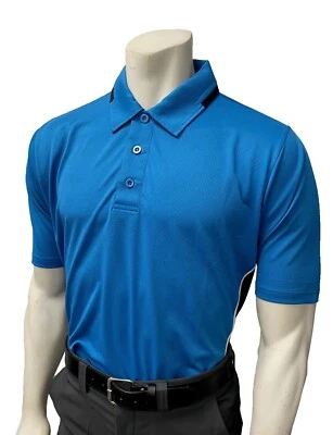 SMITTY OFFICIAL'S APPAREL Smitty BBS-345 | Premium Body Flex NCAA Softball Umpire Short Sleeve Shirt Blue