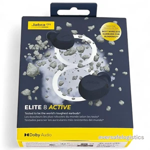 Jabra Elite 8 Active True Wireless Earbuds IP68 ANC 32h Dolby Navy - Picture 1 of 12