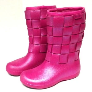 Crocs Damenstiefel Webdesign irisierende Beere Damen 5 neu mit Etikett - Bild 1 von 5