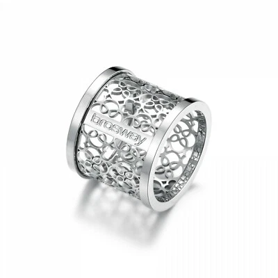 ANELLO ACCIAIO TRAFORATO DA DONNA BROSWAY LINEA TAILOR BIL31A (2864) MISURA 12 - Immagine 1 di 3