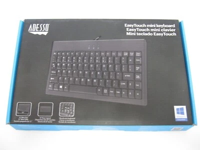 Adesso - EasyTouch 110 - 3-Color Illuminated Mini Keyboard AKB-110B - Image 1 of 4