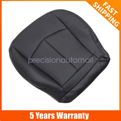 Cubierta de asiento perforada inferior negra para Mercedes Benz E320 E350 2003-2009 Foto 1 de 4