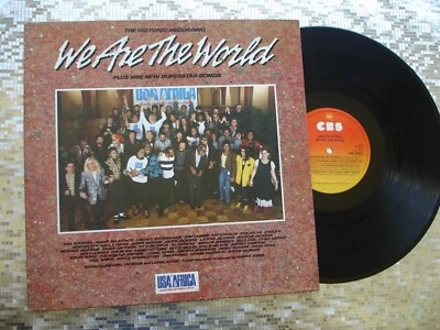 We Are The World - USA For Africa  Vintage Netherlands IMPORT LP  CBS 26454 - Image 1 of 4