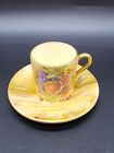 Vintage Royal Winton Gold Fruit Hand Painted Cup Saucer Signed Bone China