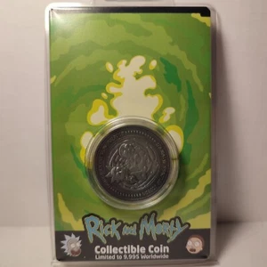 Rick And Morty Limited Edition Coin Official Cartoon Collectible Badge - Picture 1 of 4