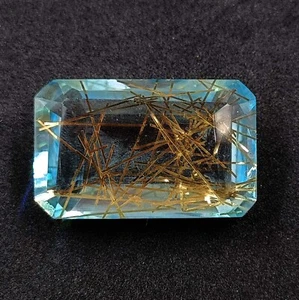 115-125 Ct Fantastic Bi-Color Quartz Emerald Cut Certified Loose Gemstone NSD - Picture 1 of 7
