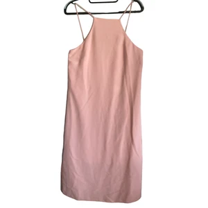 Sam Edelman Midi Dress Women Size 2 Pink Spaghetti Strap Cutaway Shoulders NWT - Picture 1 of 11