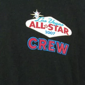 Las Vegas All Star NBA Basketball Crew T-Shirt XL 2007 Sunday Pass - Picture 1 of 5