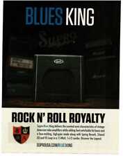 2019 SUPRO Blues King Amplifiers Amps combo Magazine Ad