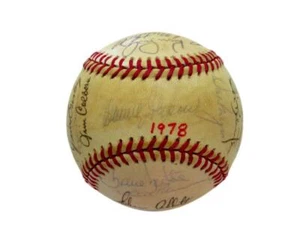 Béisbol OAL firmado por el equipo de los Marineros de Seattle 1978 (28) Pinson Roberts 193605 - Imagen 1 de 6
