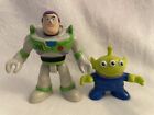 Imaginext Toy Story Buzz Lightyear and Green Alien Figures T6-62