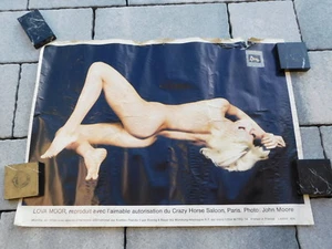vintage AFFICHE crazy horse CABARET paris LOVA MOOR MOORE Marie-Claude Jourdain - Photo 1/11