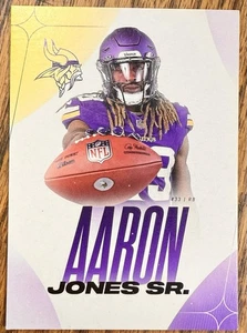 Aaron Jones Minnesota Vikings 2025 Training Camp Exclusive Team Issue Card Mint - Bild 1 von 2