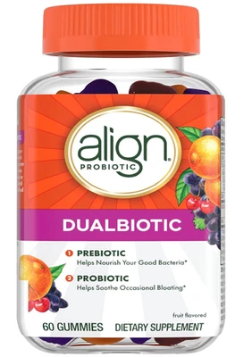 Align Dualbiotic, Prebiotics and Probiotics for Women and Men, Probiotics for Di - Image 1 of 4