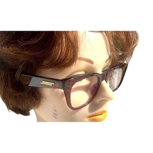 Bottega Veneta Damen Burgundy BV1155O Brille Brillengestell eglasses Italy - Bild 1 von 7