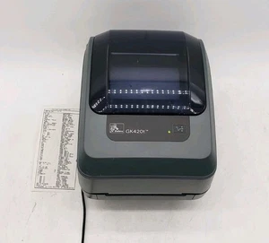 Zebra GK420t GK42-102510-000 Thermal Printer *No adaptor* - Picture 1 of 9
