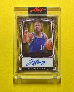 Leaf Sports Heroes Tim Hardaway 2025 autógrafo/6 #BA-TH2 SELLADO - Imagen 1 de 2