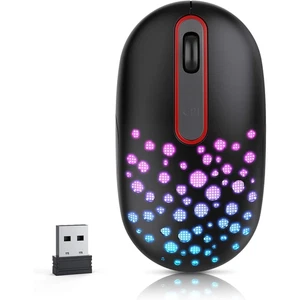 Wireless Mouse Gaming for Laptop USB Rechargeable Computer Mac Chromebook iPad - Picture 1 of 12