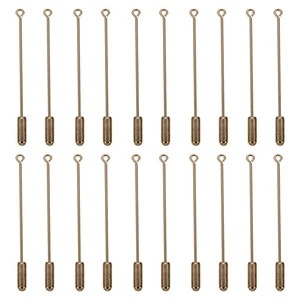 20 Piezas Broche Cobre Accesorios Hombre Hombre Alfileres en Grandes Cantidades - Imagen 1 de 12