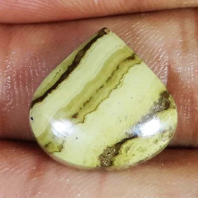 (18X17X06 MM) 23,00 Karat. NATÜRLICHE SPHALERIT HERZ CABOCHON LOCKERER EDELSTEIN - Bild 1 von 4