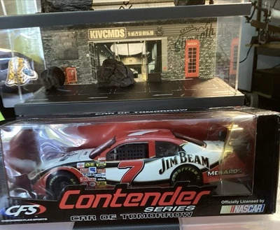 NASCAR 2007 escala 1:24 por CFS Contender Series #7 Jim Beam Robby Gordon Ford Foto 1 de 4