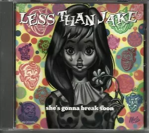 LESS THAN JAKE She’s Gonna Break Soon 2003 PROMO Radio DJ CD Single w/TOUR DATES - Picture 1 of 1