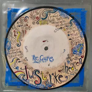 THE CURE JUST LIKE HEAVEN PICTURE DISC FICTION FICSP 27 RARE 7 " MINT UNPLAYED - Foto 1 di 3