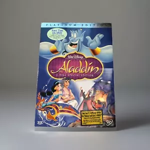 Aladdin (DVD, 2004, 2-Disc Set, Special Platinum Edition) w/ Slip Cover - Picture 1 of 6