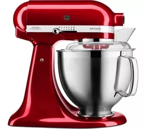 KITCHENAID Artisan 185 5KSM185PSBCA Mixer da appoggio Candy Apple Rosso 4,8 L N.Day Del. - Foto 1 di 3