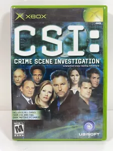 CSI: Crime Scene Investigation - Original Xbox Spiel - Komplett & Getestet - Bild 1 von 5