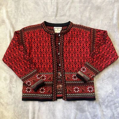 Dale of Norway Red Geometric Sweater - Image 1 of 4