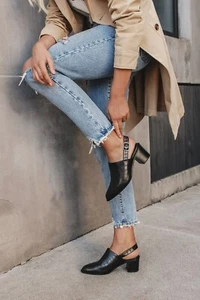 Jo Mercer Julius Black Croc Heels Size 40 BNIB $200 - Picture 1 of 6