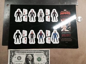 Marvel Secret Wars Standee Sheet NYCC Spider-Man Cyclops Black Panther Thor - Picture 1 of 7