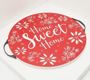 Temp-tations by Tara Reversible 15.5" Wooden Serving Tray or Trivet H224515 - Picture 1 of 6