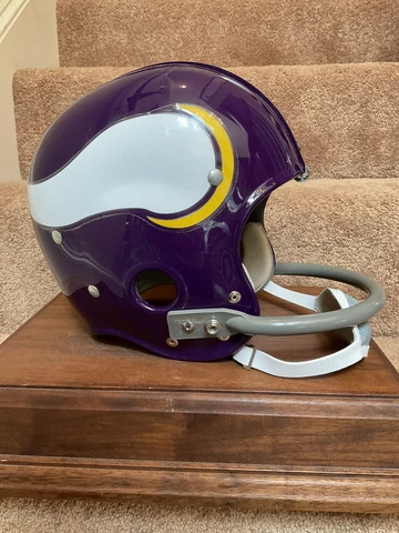Minnesota Vikings Riddell Kra-Lite RK2 Suspension Football Helmet Joe Kapp Cover