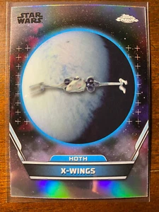 2024 Topps Chrome Star Wars Hyperspace X-Wings #26 Refractor Hoth - Picture 1 of 2