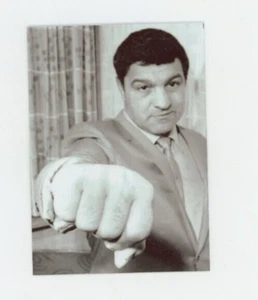 Rocky Marciano - Tarjeta coleccionable de boxeo de metal - Campeón de peso pesado - Imagen 1 de 1