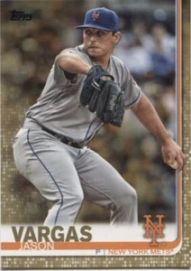 JASON VARGAS 2019 Topps Series 2 GOLD Parallel #to/2019 - NEW YORK METS - #418 - Picture 1 of 1