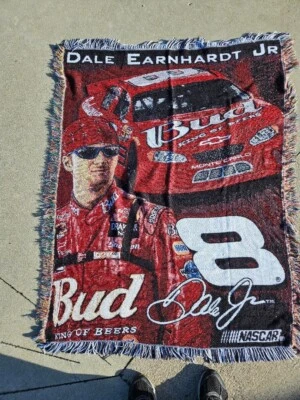Manta Dale Earnhardt Jr NASCAR #8 estilo tapiz Budweiser Foto 1 de 4