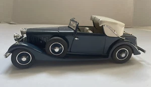 Danbury Mint Miniature Blue Diecast Open Car 1934 Hispano Suiza J12 Vintage - Picture 1 of 15