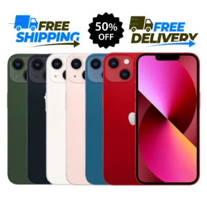 Apple iPhone 13 128GB/512GB - Midnight Black, Starlight White, Blue - Unlocked - Picture 1 of 8