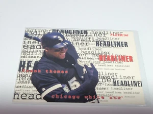 Frank Thomas 1996 Fleer Headliner Insert #19 of 20.  WHITE SOX - Bild 1 von 1