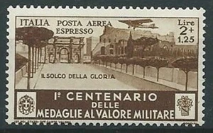 1934 REGNO ESPRESSO AEREO MEDAGLIE 2 LIRE MNH ** - T195 - Picture 1 of 1
