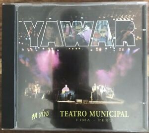 YAWAR ‎– En Vivo (Teatro Municipal) CD. Like New Rare. 1996 Quechua