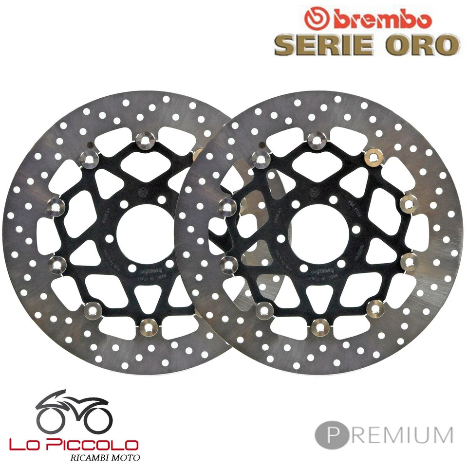 COPPIA DISCHI FRENO KTM SUPERMOTO T 990 2009 2010 ANTERIORE BREMBO SERIE ORO Foto 1 de 1