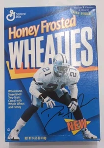 Deion Sanders Wheaties 1995 Honey Frosted NFL Dallas Cowboys Cereal Box Sealed - Picture 1 of 6