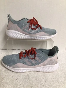 ADIDAS WOMENS Shoes Fluidflow 2.0 BOUNCE Lite Grey/Pink Running GW4016 Sz 9.5 - Picture 1 of 9