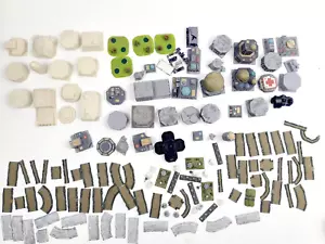 Tabletop Terrain Sceneries Scenery JOB LOT for Warhammer 40k epic Metal / Clay - Picture 1 of 16