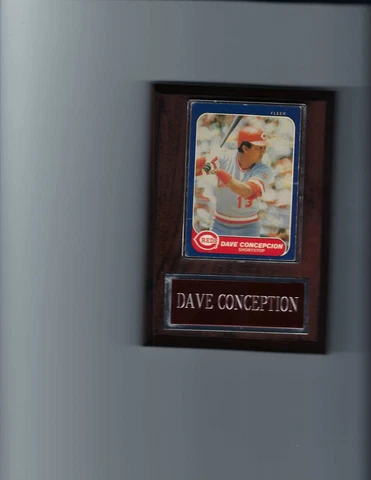 DAVE CONCEPCION PLAQUE CINCINNATI REDS BASEBALL MLB   C Cover