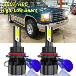For Ford Explorer 1991-1994 6000K 2PC 9004 LED Headlight High/Low Beam Bulbs Kit - Picture 1 of 12